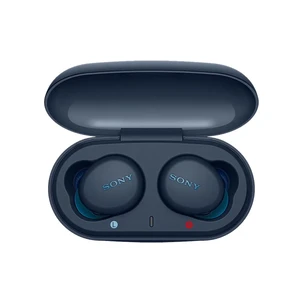 Беспроводные наушники Sony WF-XB700 Blue с зарядным кейсом - Фото 5