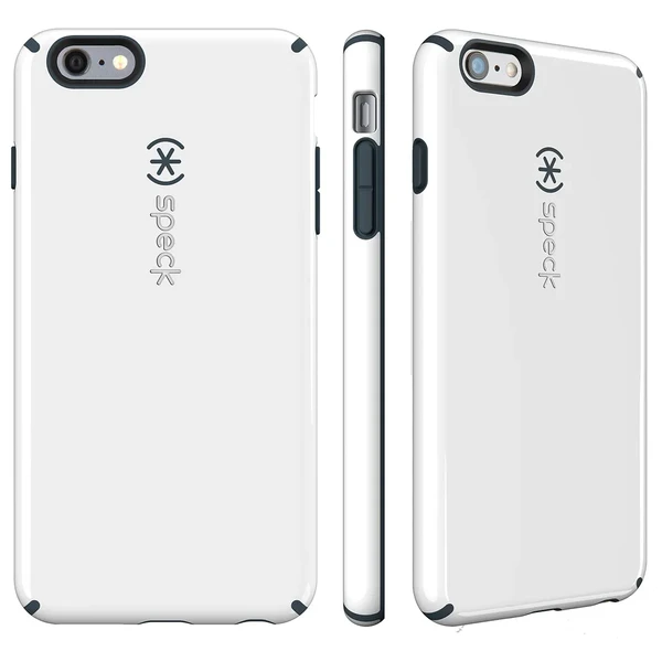 Защитный чехол Speck CandyShell White | Charcoal Grey для iPhone 6 Plus | 6s Plus | 7 Plus | 8 Plus