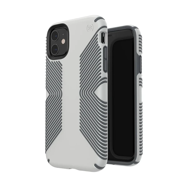Чохол Speck Presidio Grip Marble Grey | Anthracite Grey для iPhone 11 в Чернівцях