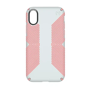 Защитный чехол Speck Presidio Grip Dove Grey | Tart Pink для iPhone X | XS - Фото 2