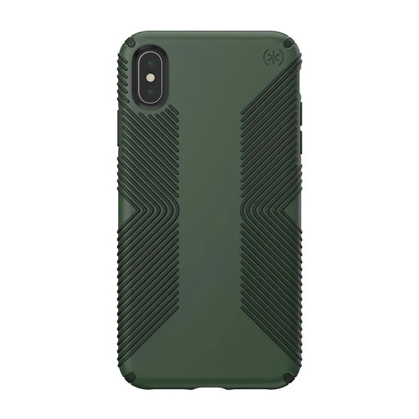 Противоударный чехол Speck Presidio Grip Dusty Green | Brunswick Black для iPhone XS Max