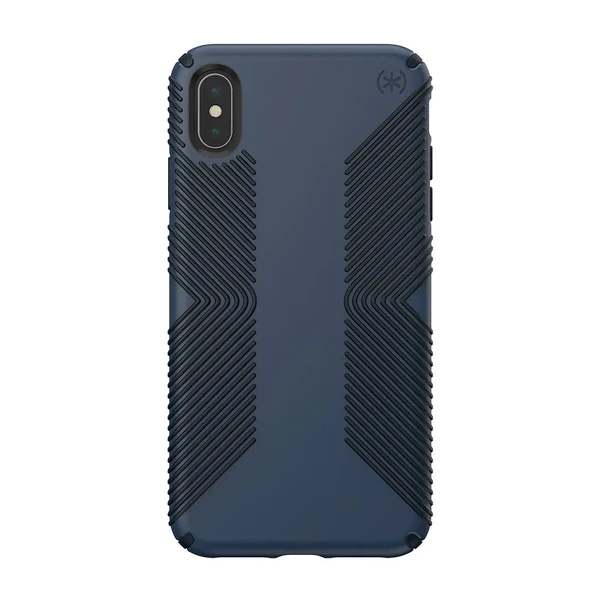 Протиударний чохол Speck Presidio Grip Eclipse Blue | Carbon Black для iPhone XS Max