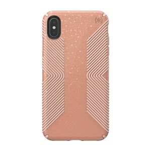 Протиударний чохол Speck Presidio Grip + Glitter Bella Pink With Gold Glitter | Dahlia Peach для iPhone XS Max