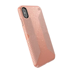 Протиударний чохол Speck Presidio Grip + Glitter Bella Pink With Gold Glitter | Dahlia Peach для iPhone XS Max - Фото 3
