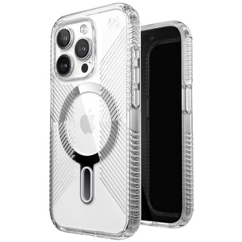 Чохол з MagSafe Speck Presidio Perfect-Clear Grip для iPhone 15 Pro