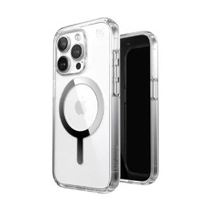Прозорий чохол з MagSafe Speck Presidio Perfect-Clear Clear/Chrome для iPhone 15 Pro Max