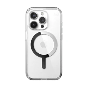 Прозрачный чехол с MagSafe Speck Presidio Perfect-Clear Clear/Chrome для iPhone 15 Pro - Фото 3