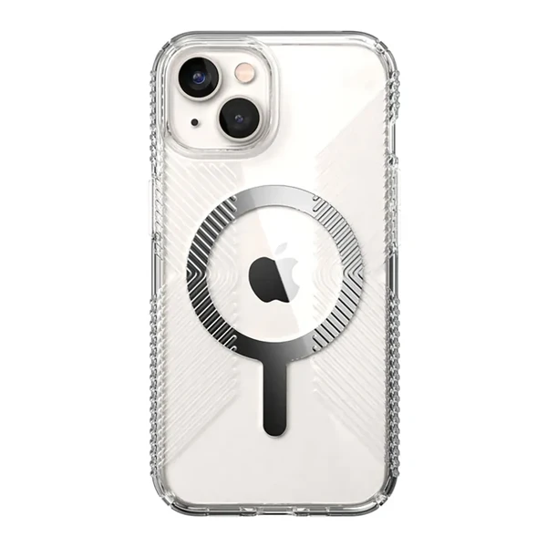 Протиударний чохол Speck Presidio Perfect-Clear with Grips MagSafe для iPhone 14 | 13