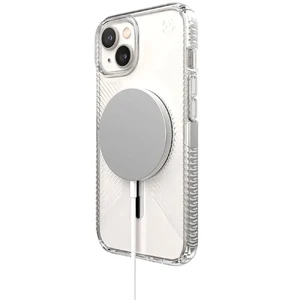Противоударный чехол Speck Presidio Perfect-Clear with Grips MagSafe для iPhone 14 | 13 - Фото 4