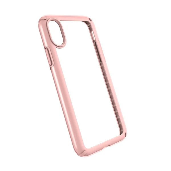 Чехол-бампер Speck Presidio Show Clear | Rose Gold для iPhone X | XS
