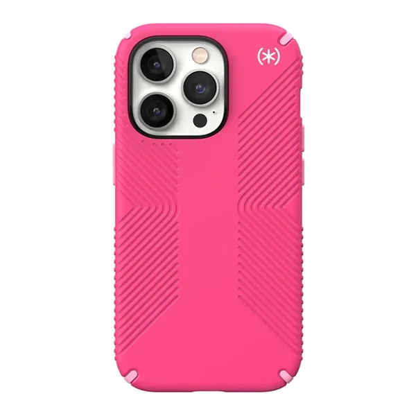 Протиударний чохол Speck Presidio2 Grip MagSafe Digital Pink для iPhone 14 Pro