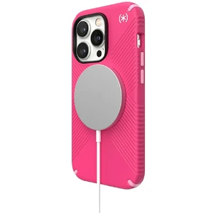 Противоударный чехол Speck Presidio2 Grip MagSafe Digital Pink для iPhone 14 Pro - Фото 4