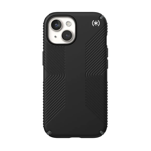 Протиударний чохол Speck Presidio2 Grip MagSafe Black/Slate Grey для iPhone 15