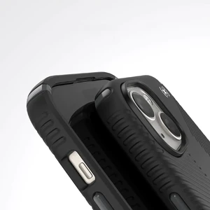 Противоударный чехол Speck Presidio2 Grip MagSafe Black/Slate Grey для iPhone 15 - Фото 5