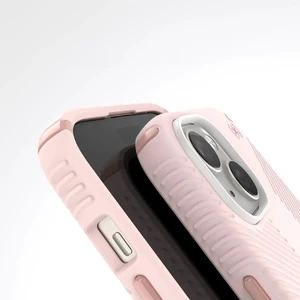 Противоударный чехол Speck Presidio2 Grip MagSafe Nimbus Pink/Dahlia Pink для iPhone 15 - Фото 5