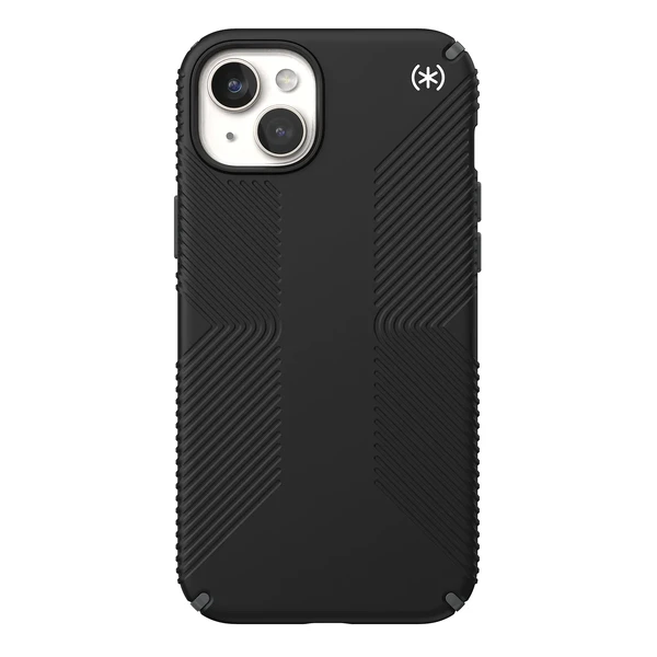 Протиударний чохол Speck Presidio2 Grip MagSafe Black/Slate Grey для iPhone 15 Plus