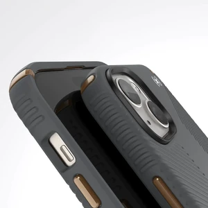 Противоударный чехол Speck Presidio2 Grip MagSafe Charcoal Grey/Cool Bronze для iPhone 15 Plus - Фото 5