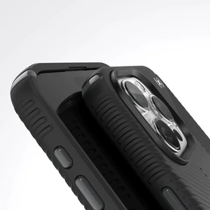 Протиударний чохол Speck Presidio2 Grip MagSafe Black/Slate Grey для iPhone 15 Pro - Фото 5