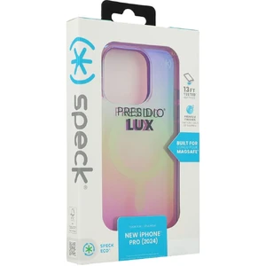 Прозрачный фиолетовый чехол Speck Presidio Lux MagSafe для iPhone 16 Pro - Фото 13