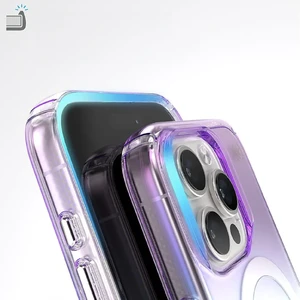 Прозрачный фиолетовый чехол Speck Presidio Lux MagSafe для iPhone 16 Pro - Фото 4