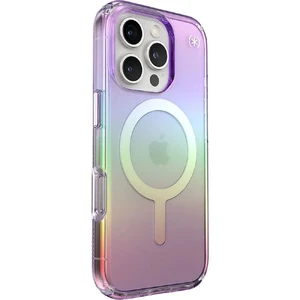 Прозрачный фиолетовый чехол Speck Presidio Lux MagSafe для iPhone 16 Pro - Фото 10