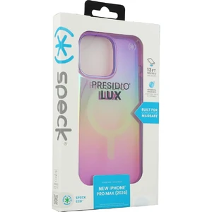 Прозорий фіолетовий чохол Speck Presidio Lux MagSafe для iPhone 16 Pro Max - Фото 13