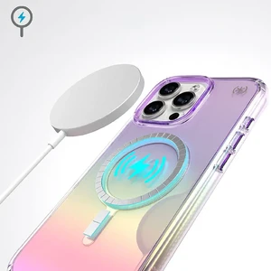 Прозорий фіолетовий чохол Speck Presidio Lux MagSafe для iPhone 16 Pro Max - Фото 3