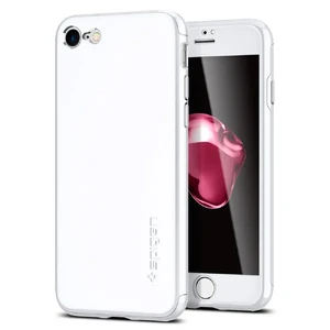 Чохол із захисним склом Spigen Thin Fit 360 White для iPhone SE 3 | SE 2 | 8 | 7 042CS21097 - Фото 1