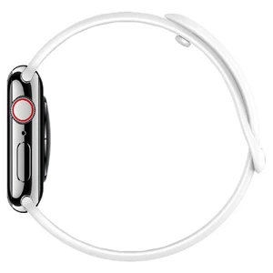 Силиконовый ремешок Spigen Air Fit White для Apple Watch 40mm SE | 6 | 5 | 4 - Фото 3