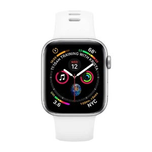 Силиконовый ремешок Spigen Air Fit White для Apple Watch 40mm SE | 6 | 5 | 4 - Фото 2