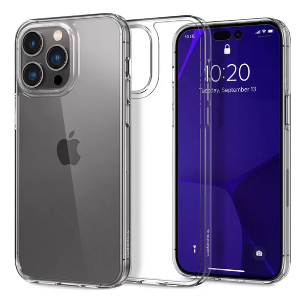 Прозорий силіконовий чохол Spigen Airskin Hybrid для iPhone 14 Pro Crystal Clear у Житомирі
