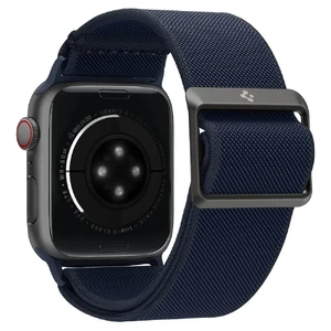 Нейлоновий ремінець Spigen Band Lite Fit Navy для Apple Watch Series 6 | 5 | 4 | SE (44mm) - Фото 2