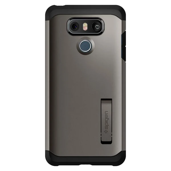 Противоударный чехол Spigen Tough Armor Gunmetal для LG G6