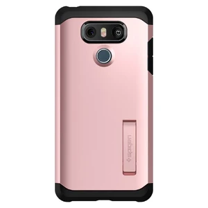 Противоударный чехол Spigen Tough Armor Rose Gold для LG G6  - Фото 1