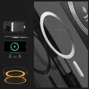 Черный чехол Spigen Caseology Dual Grip Mag MagSafe для iPhone 16 Pro - Фото 13