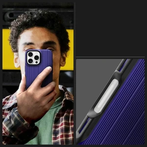 Фиолетовый чехол Spigen Caseology Dual Grip Mag для iPhone 16 Pro - Фото 11