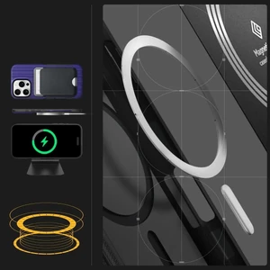 Фиолетовый чехол Spigen Caseology Dual Grip Mag для iPhone 16 Pro - Фото 14