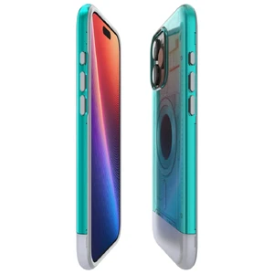 Голубой чехол Spigen Classic C1 Mag MagSafe для iPhone 16 Pro Max - Фото 5