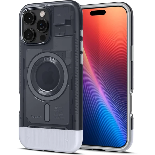 Сірий чохол MagSafe Spigen Classic C1 для iPhone 16 Pro Max у Броварах