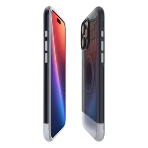 Серый чехол MagSafe Spigen Classic C1 для iPhone 16 Pro Max - Фото 5