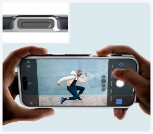 Серый чехол MagSafe Spigen Classic C1 для iPhone 16 Pro Max - Фото 12
