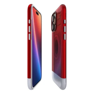 Червоний чохол MagSafe Spigen Classic C1 для iPhone 16 Pro Max - Фото 5