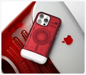 Червоний чохол MagSafe Spigen Classic C1 для iPhone 16 Pro Max - Фото 10