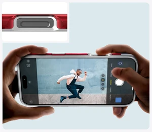 Червоний чохол MagSafe Spigen Classic C1 для iPhone 16 Pro Max - Фото 12