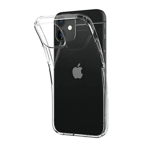 Силиконовый чехол Spigen Crystal Flex Crystal Clear для iPhone 12 mini - Фото 3