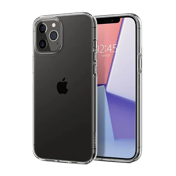 Силіконовий чохол Spigen Crystal Flex Crystal Clear для iPhone 12 Pro Max в Ужгороді