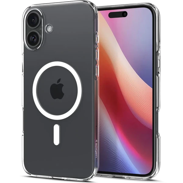 Прозорий чохол Spigen Crystal Flex Mag MagSafe для iPhone 16