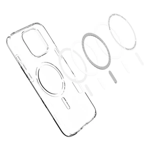 Прозорий білий чохол Spigen Crystal Flex Mag для iPhone 16 Pro - Фото 7