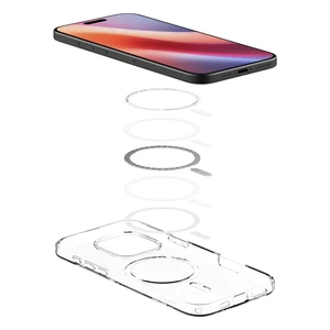 Прозорий білий чохол Spigen Crystal Flex Mag для iPhone 16 Pro - Фото 8