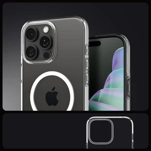 Прозорий білий чохол Spigen Crystal Flex Mag для iPhone 16 Pro - Фото 14